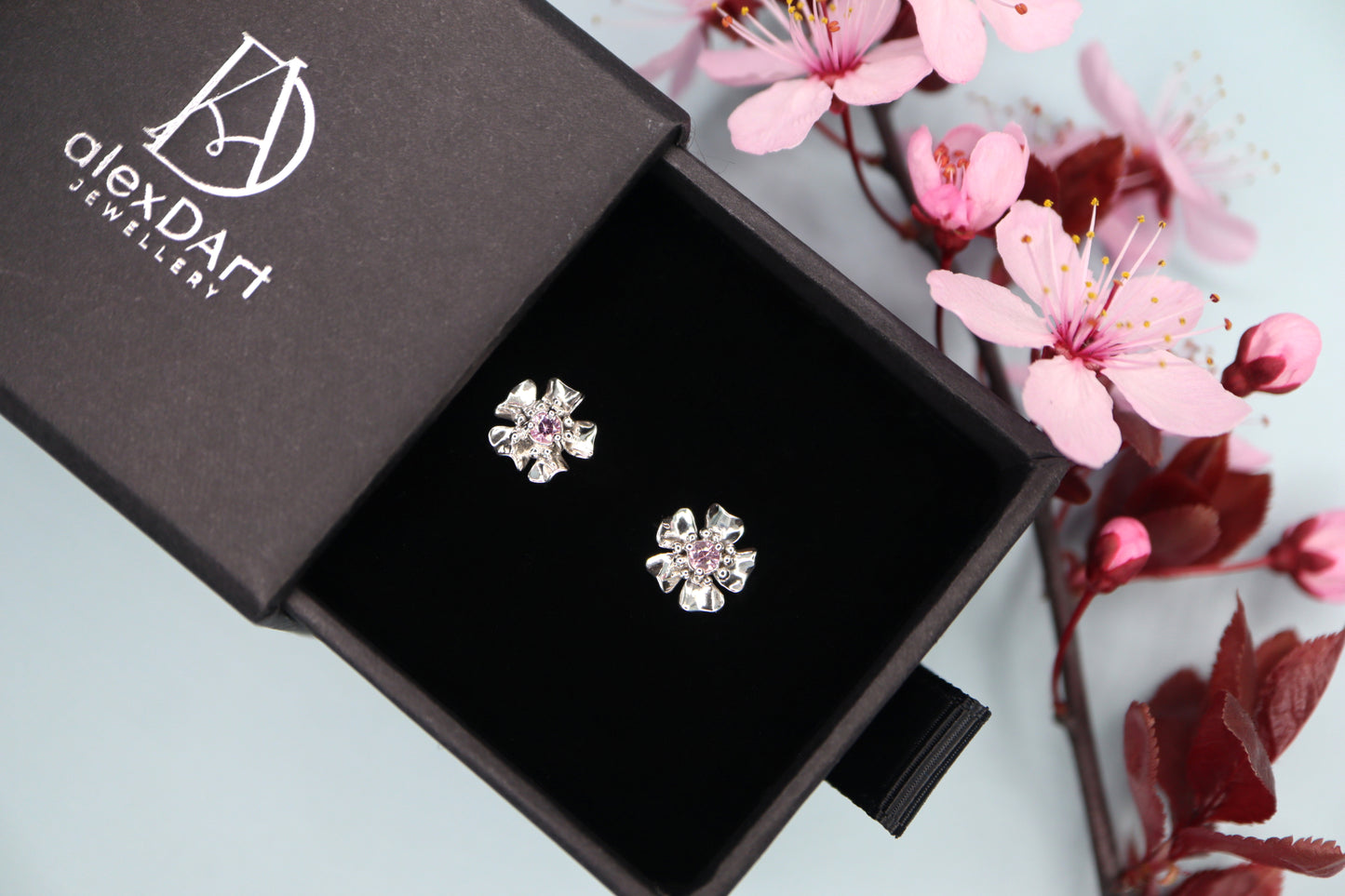 Sakura Flower Earrings