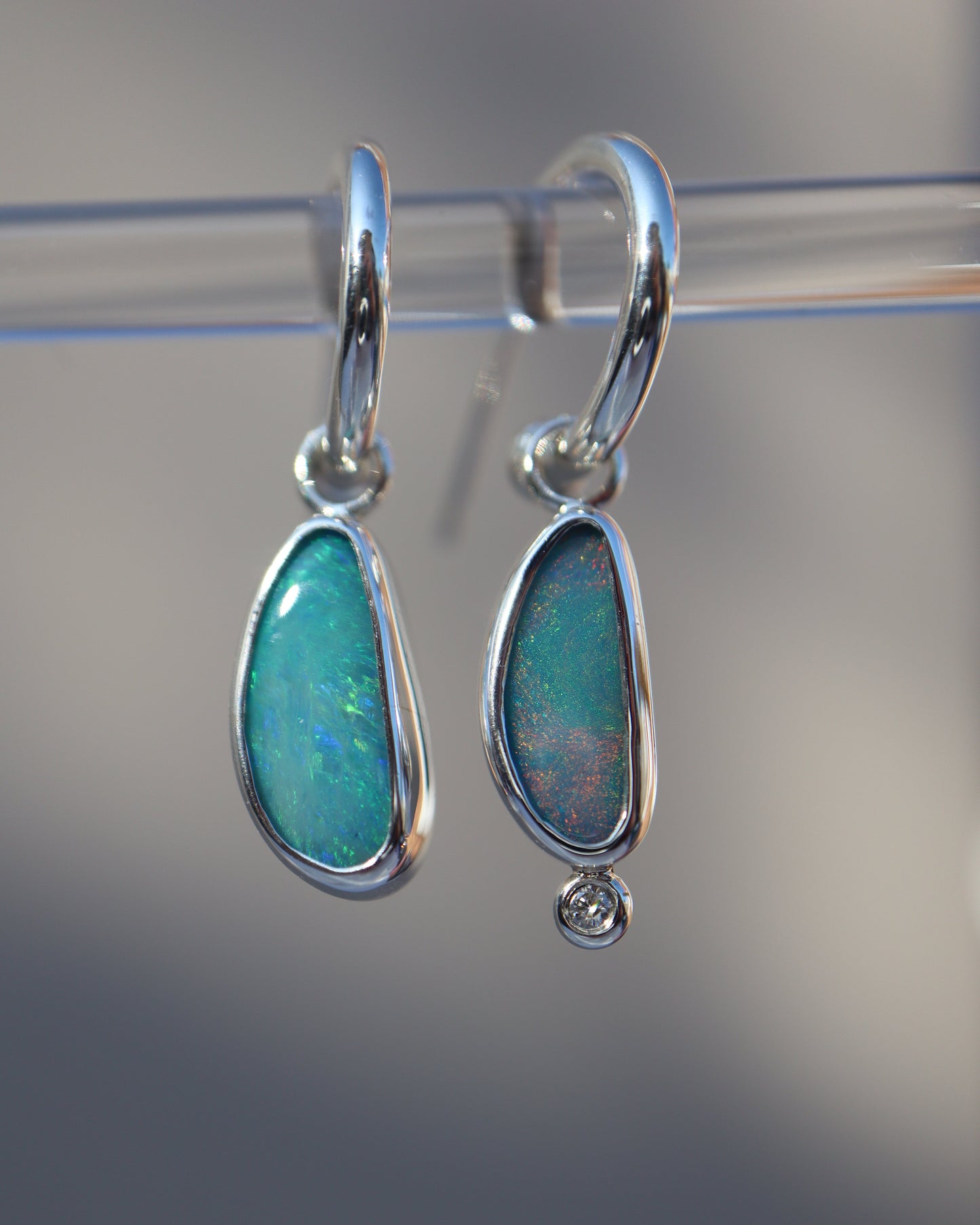Opal Jellybean Earrings