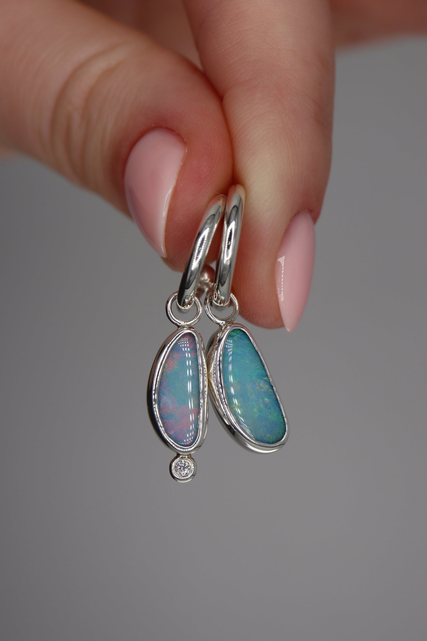 Opal Jellybean Earrings