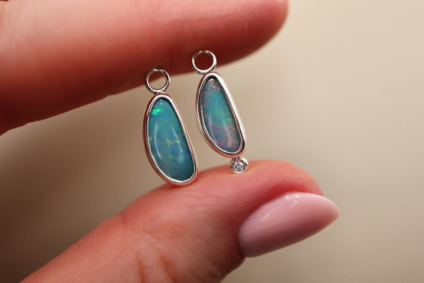 Opal Jellybean Earrings