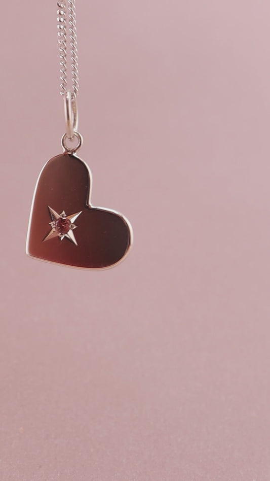 Stardust Heart Pendant